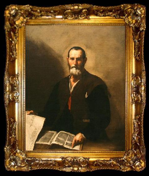 framed  Jose de Ribera Philosopher Crates, ta009-2
